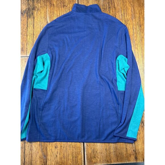 NWT Chaps Pullover 1/4 Zip Windbreaker Size Men's XL 40 UPF Blue - Picture 15 of 16